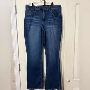 d. jeans Dark Blue Flare Women's Jeans